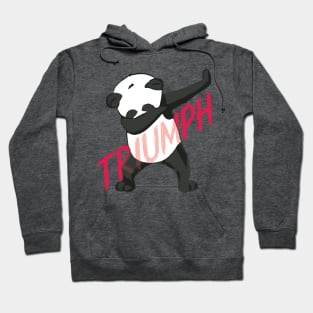 Triumph Dab Dabbing Panda Playfulness Hoodie